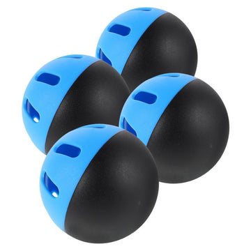 4-Pack Soft EVA Baseballs for Hitting Practice and Training, Lightweight for Baseball Skills