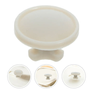 10Pcs Leakproof Silicone Steam Hole Vent Plug for Lunch Box Beige Reusable Stopper