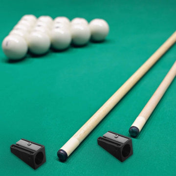 1 Pair Billiard Cue Tip Shaper Tool for Easy Use at Home and Tournament Play