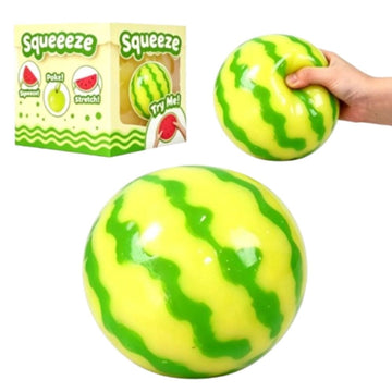 Watermelon Squishies Crunchy, Realistic Watermelon Ball Relieve Stress and Anxiety, Party Favor Slow Rise Pressure Release Toys