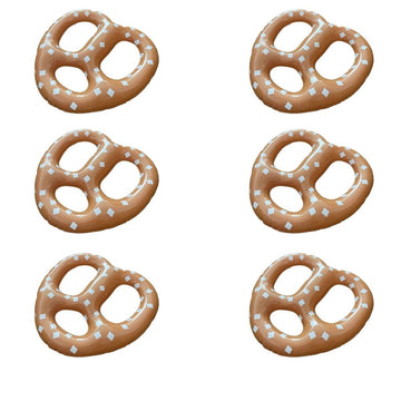 6 Pcs Inflatable Pretzel Decorations,15 Inch Oktoberfest Party Supplies,German Themed Beer Festival Tabletop Ornaments for Home and Outdoor.