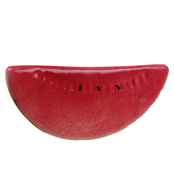 Artificial Watermelon Slice,5.9in Fruit Decor, Melon for Kitchen Party Home Display