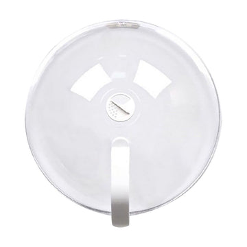 Clear Dome-shaped Microwave Food Cover Splatter Block Heating Lid With Steam Vents And Comfort Grip Handle For Daily Home Food Heating (9.05x3.7inch) Transparent