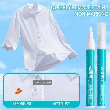 Bleach Pen, Bleach Pen For Clothing, Stain Remover Pen, Instant Travel Stain Cleaner for Clothes, Food, Wine, Coffee, Makeup, Clothing Bleached DIY Design, Portable & Easy Use (1 pack)