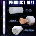 24 LED foam light sticks, 18-inch glow wands in white, for kids' parties, raves, and festivals, battery-powered and glow in dark