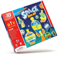 Colorful glow-in-the-dark sand art kit for kids by Everything Baby, featuring tools and vibrant sand for creative outdoor craft play.