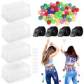 Everything Baby Threns 4-piece baby shower game set with interactive shaking balls, perfect for fun pretend play at baby showers.
