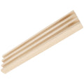 Two wooden domino holder trays with three rows each, designed for Mexican Train domino game, by Everything Baby.