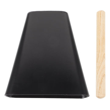 6 Inch Metal Cowbell with Wooden Beater - Kids Music Toy Percussion Instrument for Fun, Learning, and Noise Making