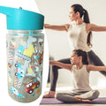 Glass&Bottle No Spill Sippy Cup for babies and toddlers with recycled milk princess design, perfect for child feeding.