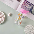 Glass&Bottle No Spill Sippy Cup for babies and toddlers, featuring a princess-themed recycled milk design with a spill-proof lid.