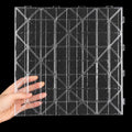 Clear 11x11 inch fuse bead pegboard by Everything Baby for DIY craft projects, with square plastic bead boards for kids and creative play.