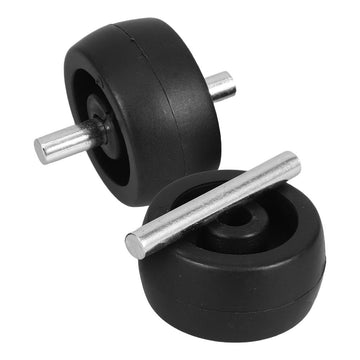 2Pcs Durable Swivel Casters for Garden Umbrella Base Easy Mobility Wheels