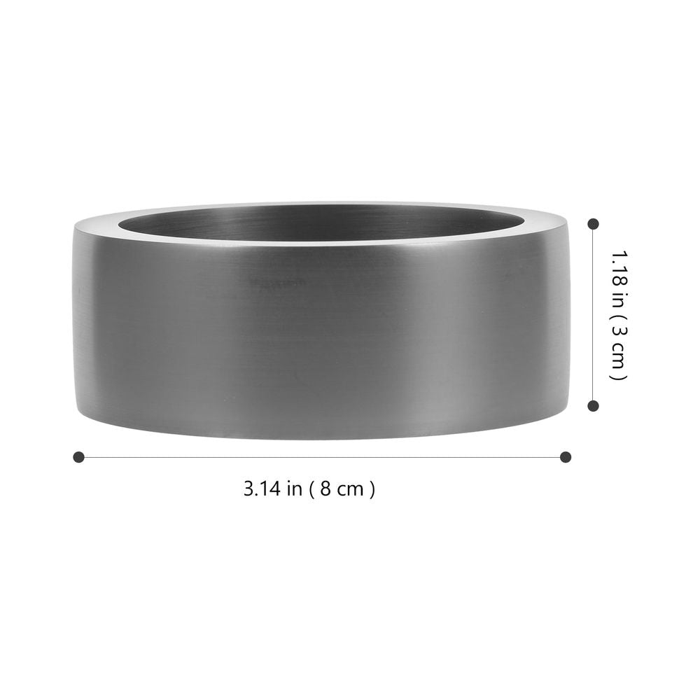 Black graphite mold for metal smelting, round ingot shape, high performance, suitable for outdoor metalworking projects.