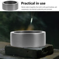 Black graphite round ingot mold for metal smelting, high performance, suitable for outdoor play equipment and DIY projects.