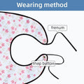 Three reusable adult bibs for elderly men and women, with crumb catchers, designed for nursing and feeding protection.