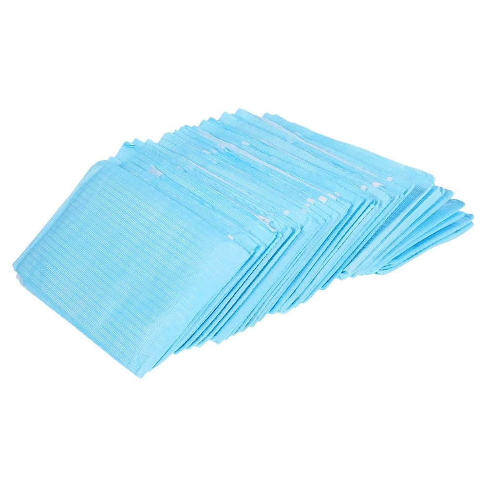 Disposable adult bibs by Everything Baby, waterproof and oil-proof clothing protectors for elderly and seniors during meals.