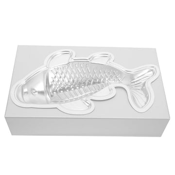 Nonstick fish-shaped mold for mousse, chocolate, and baking, designed for fun pretend play and creative home baking.