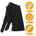 Black artist sketching glove made of breathable, flexible fabric for comfortable drawing, designed for artists and young creators.
