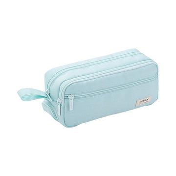 Pencil Case Supplies Pencil Pouch with Zipper, Cute Pencil Pouch Stationery Organizer Pencil Box for Supplies Pen Case Box Pen Bag Wide Opening Pencil Pouch Organizer