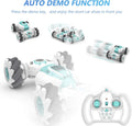 Green stunt car by Everything Baby, 2.4GHz 4WD remote control off-road car with gesture sensor and 360° flips for kids.