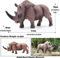 Woolly rhinoceros toy from Ancient Creatures collection, educational pretend play animal for kids, decorative party cake topper