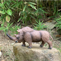 Woolly Rhinoceros toy from Ancient Creatures collection, educational pretend play animal for kids, decorative party cake topper.