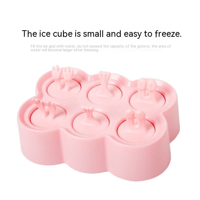 Pink mini popsicle molds featuring cute animal shapes for kids, made of silicone for homemade ice pops and pretend play.