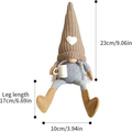 Handmade plush brown Swedish farm-style baby and kids' figurines for home decor on shelves or coffee stations.
