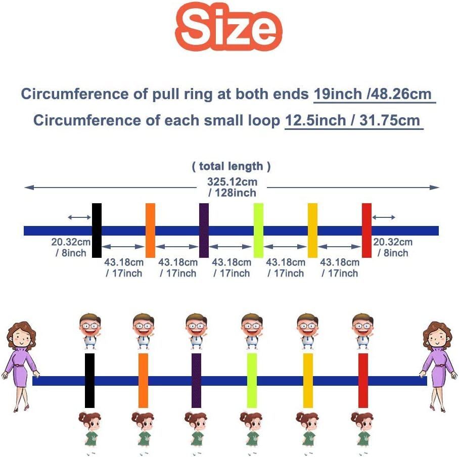 Baby walking rope with rings and handles from Everything Baby, toddler safety leash for preschool line-up and group walks.