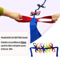 Baby and kids walking rope with rings and handles, safety leash straps for preschool toddlers to walk together during outings.