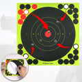 Set of 20 shooting targets paper splatter targets for hunting and outdoor play, with sticks for easy setup and use.