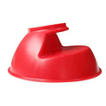 Red anti-soggy cereal bowl by Everything Baby, BPA-free divided bowl for snacks, dips, and pretend play for kids and adults.