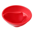 Red anti-soggy cereal bowl by Everything Baby, BPA-free divided snack and dip bowl for kids and adults, perfect for pretend play.