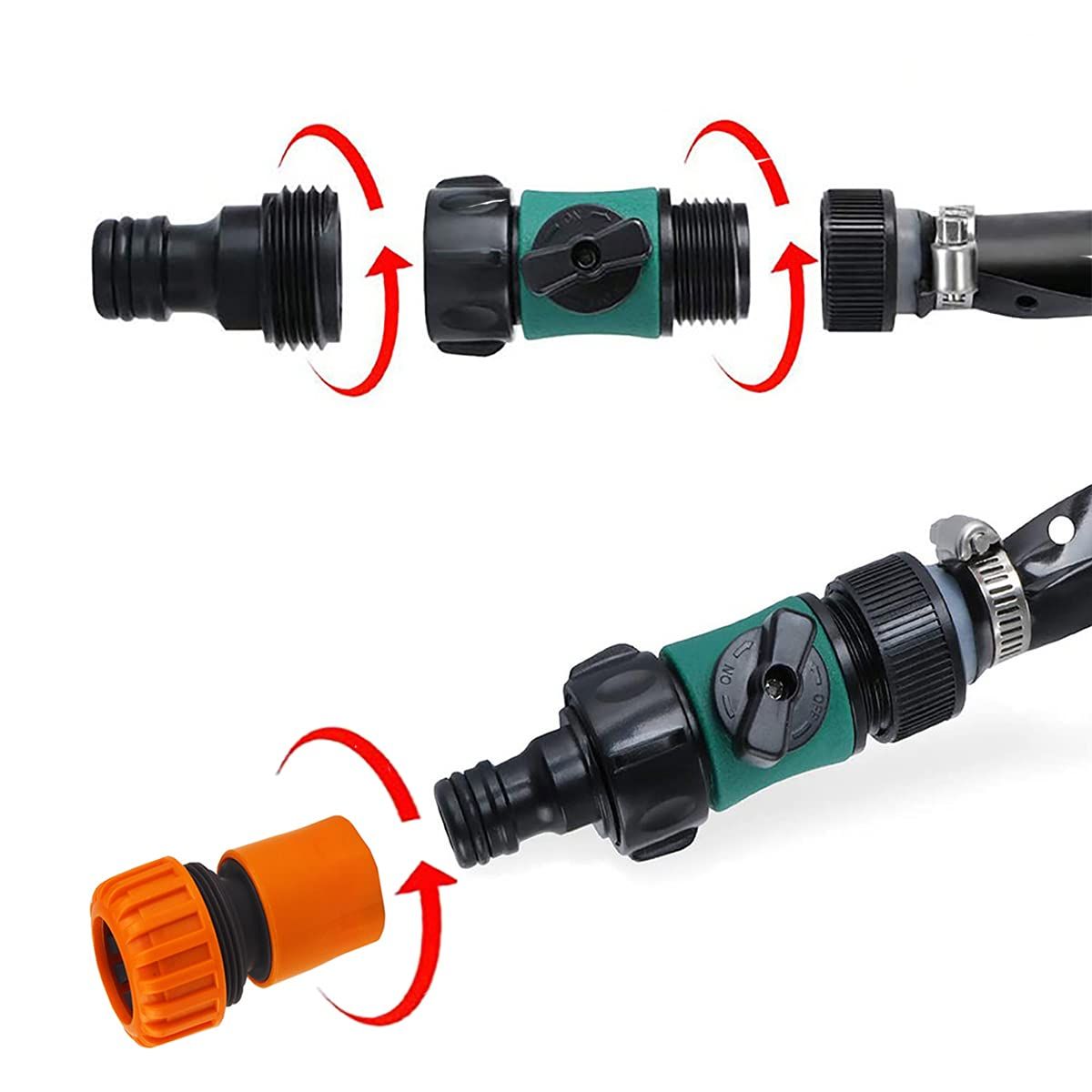 Water sprinkler for outdoor trampoline, 26ft long, by Everything Baby, designed for kids' water play and summer outdoor fun.