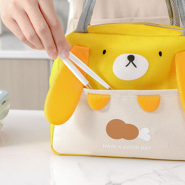 cute bento bag Oxford cloth thermal bag Small lunch bag portable meal bag  It keeps your food warm, cold and fresh