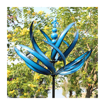 Wind Spinner for Yard and Garden - Large Metal Kinetic Wind Sculptures, Yard Art Outdoor Decor (27 x 91 inches)