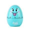 Cute egg-shaped mechanical kitchen timer from Everything Baby, featuring a rotating alarm and cartoon egg design for cooking.