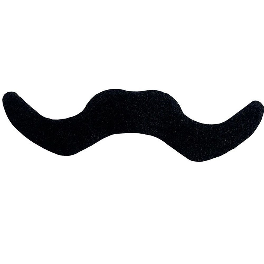 Set of 12 novelty fake mustaches for kids and adults, perfect for parties, dress-up, and fun events.