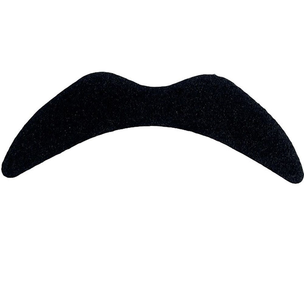 Pack of 12 novelty fake mustaches for kids and adults, perfect for parties, costumes, and fun dress-up events.
