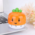 Orange cartoon machinery kitchen timer clock by Everything Baby, cute mechanical cooking timer for pretend play in kids' kitchen set.