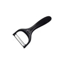 Three ceramic vegetable peelers for kitchen, safe potato and fruit peelers for apples, carrots, zucchini, by Everything Baby.
