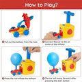 Inflatable balloon racing car toy with pump from Everything Baby, suitable for pretend play and party fun for kids.