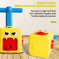 Colorful inflatable balloon car toy with pump, part of the Launcher Toy Set for kids' pretend play and racing fun.