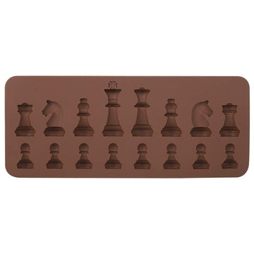 Silicone chess piece mold for chocolates and fondant, ideal for cake toppers and DIY candy crafts, by Everything Baby.
