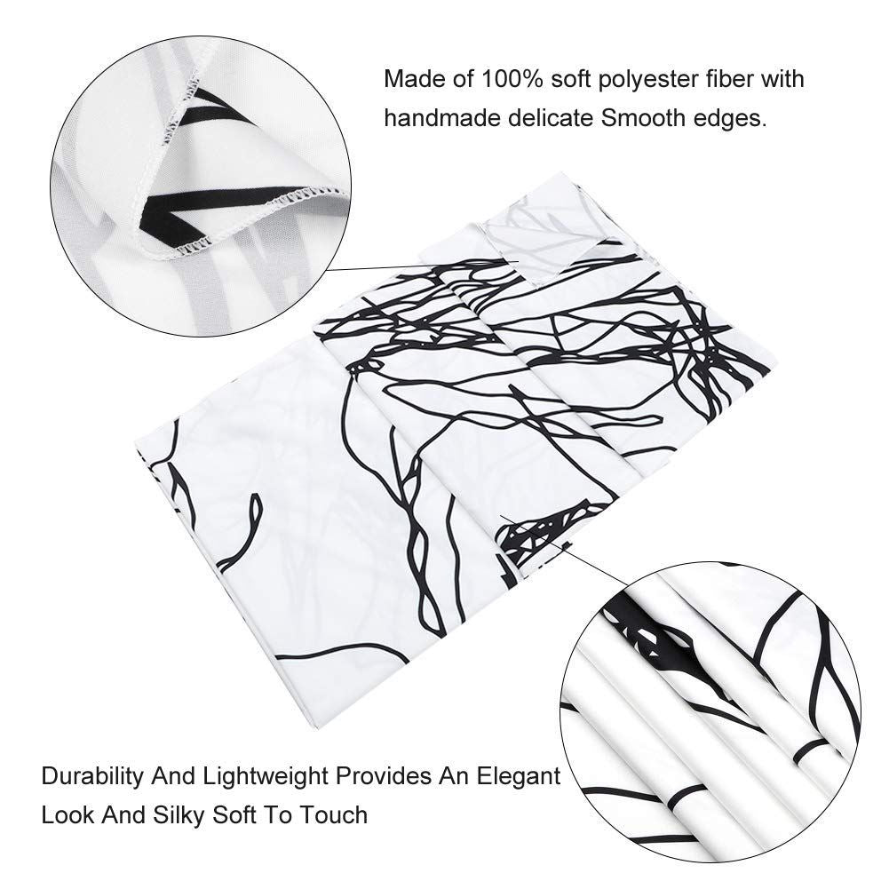 Black and white abstract sketch art kiss lovers tapestry, wall hanging for home decor, featuring line art of kissing figures.