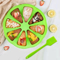 Triangle-shaped silicone scone pan by Everything Baby, non-stick mold ideal for baking mini scones and cakes.