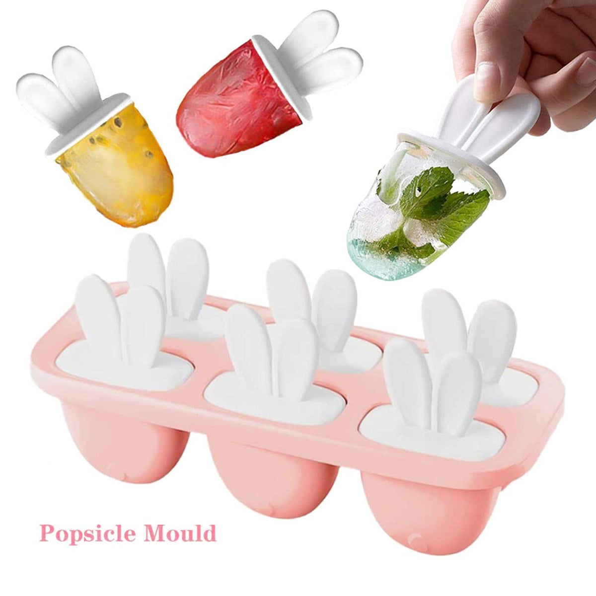 BPA-free mini popsicle mold set with sticks for homemade baby and kids' popsicles, featuring colorful plastic molds.