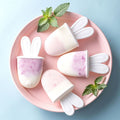 BPA-free mini popsicle mold set with sticks for making homemade popsicles, suitable for babies and kids, by Everything Baby.