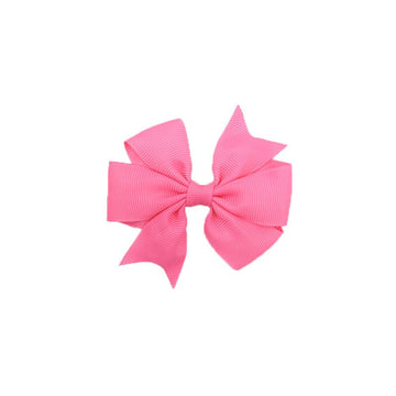 Four colorful baby girls grosgrain ribbon hair bows with alligator clips, ideal for toddler hair accessories.